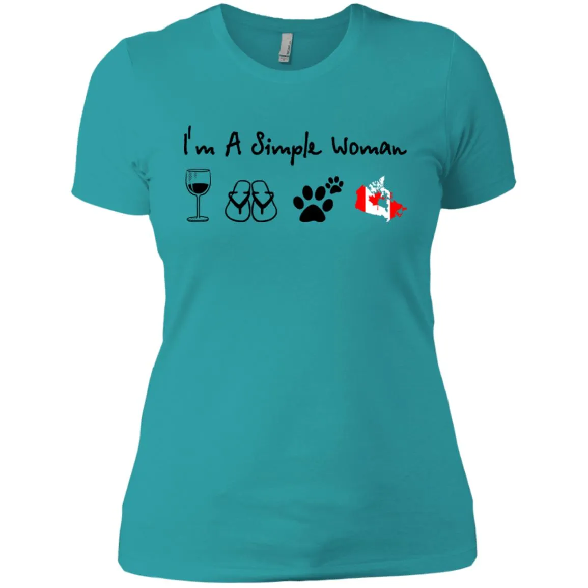 Canada I'm A Simple Woman Hoodie