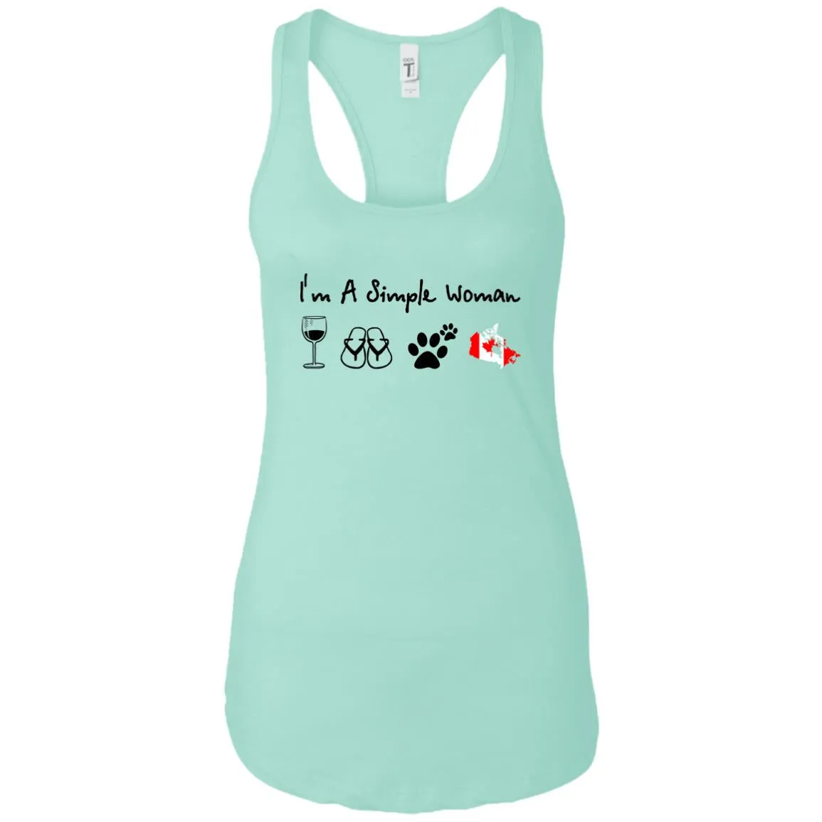 Canada I'm A Simple Woman Hoodie