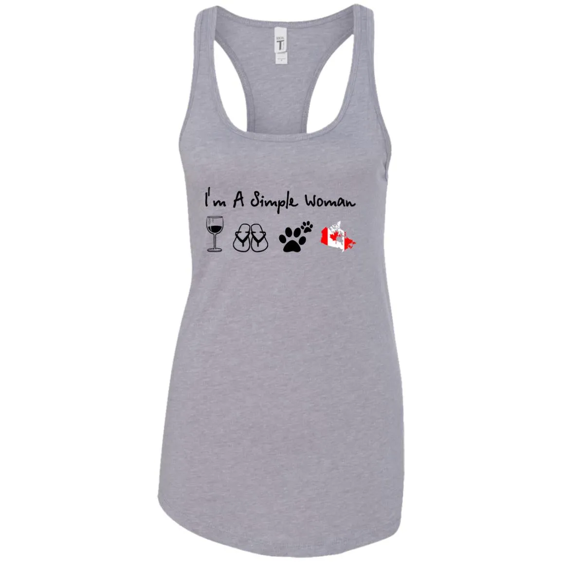 Canada I'm A Simple Woman Hoodie