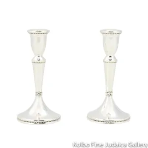 Candlesticks, Simple Design with Filigree Detail