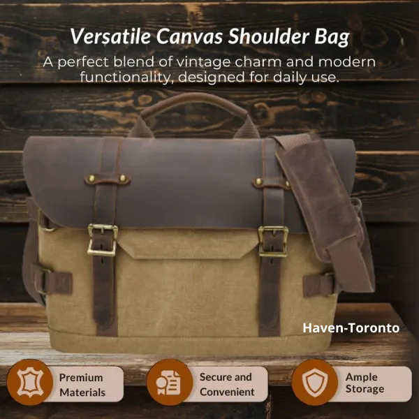 Canvas Shoulder Bag | BOULDER