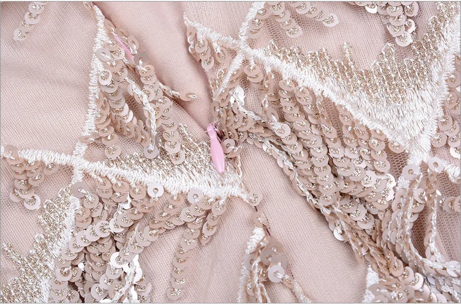 Caramel Glitter Dress