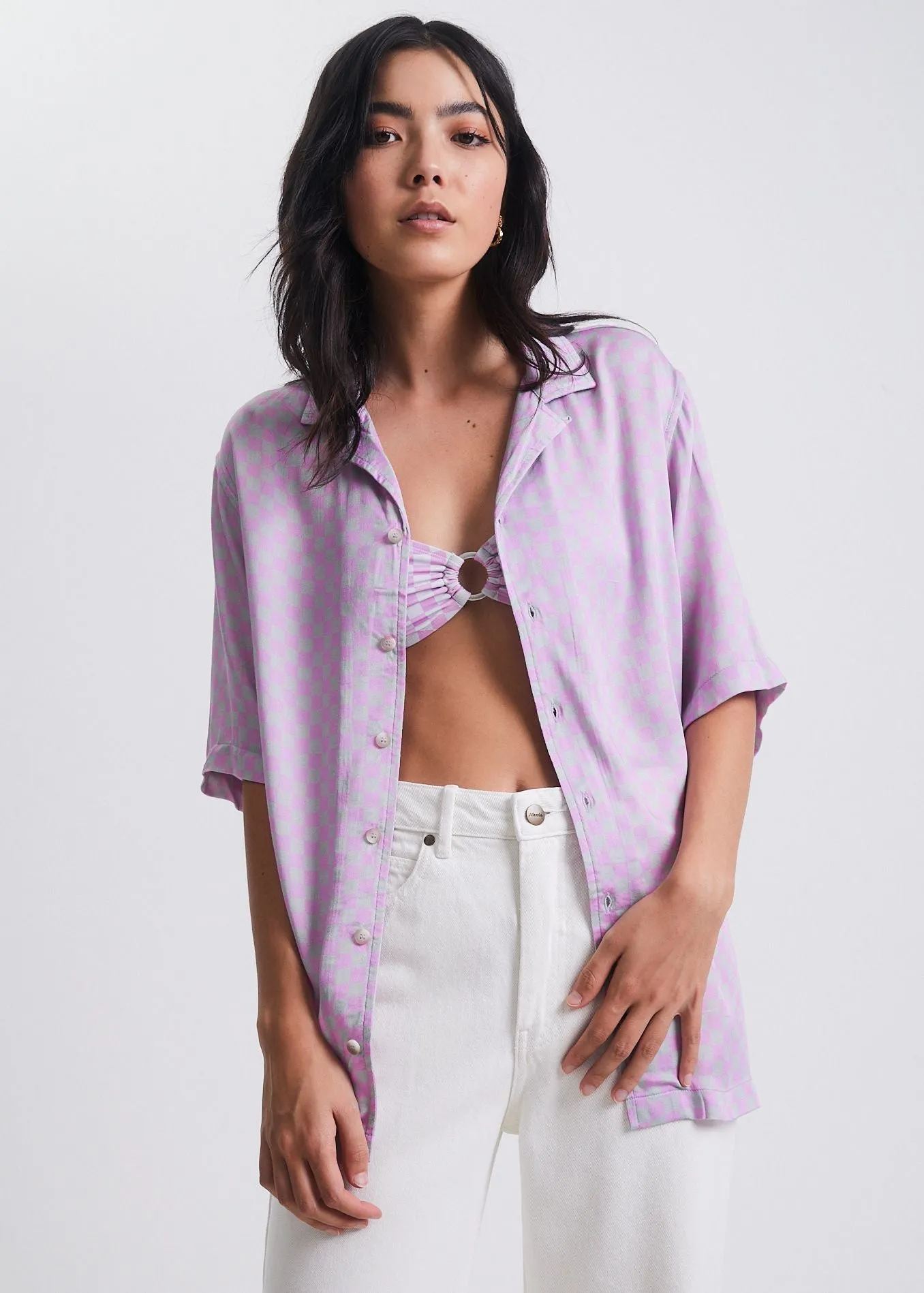 Carlo   - Recycled Check Short Sleeve Shirt