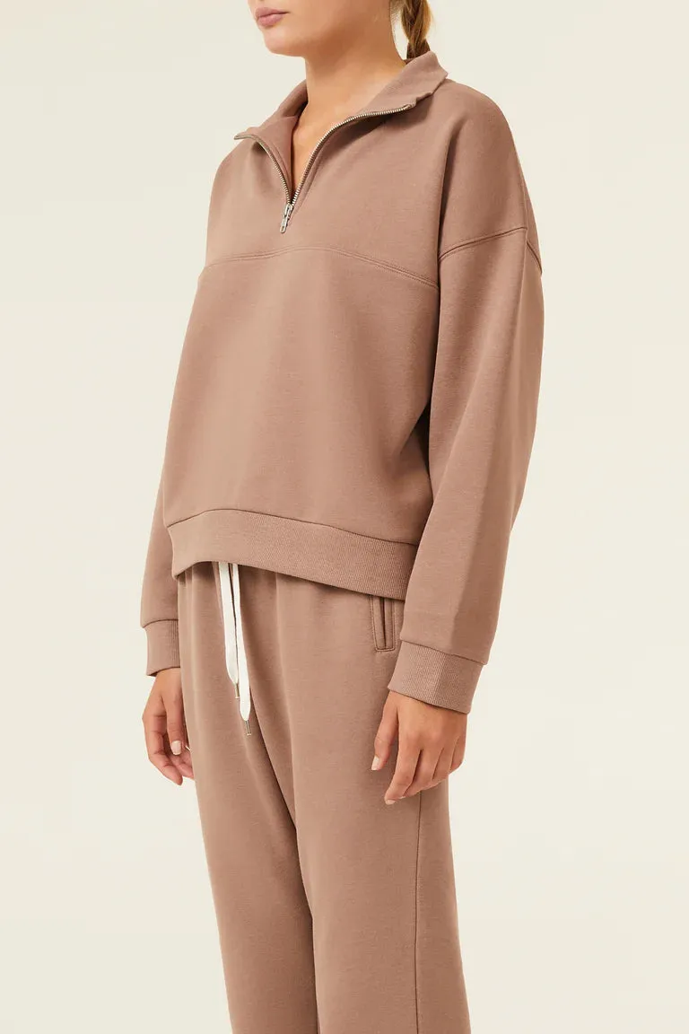 Carter Zip Front Sweat