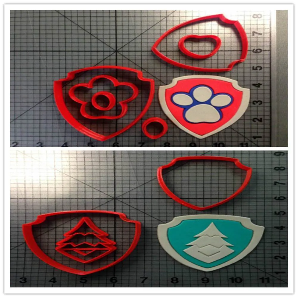 Cartoon 3D Printed Cookie Cutter Stamp
