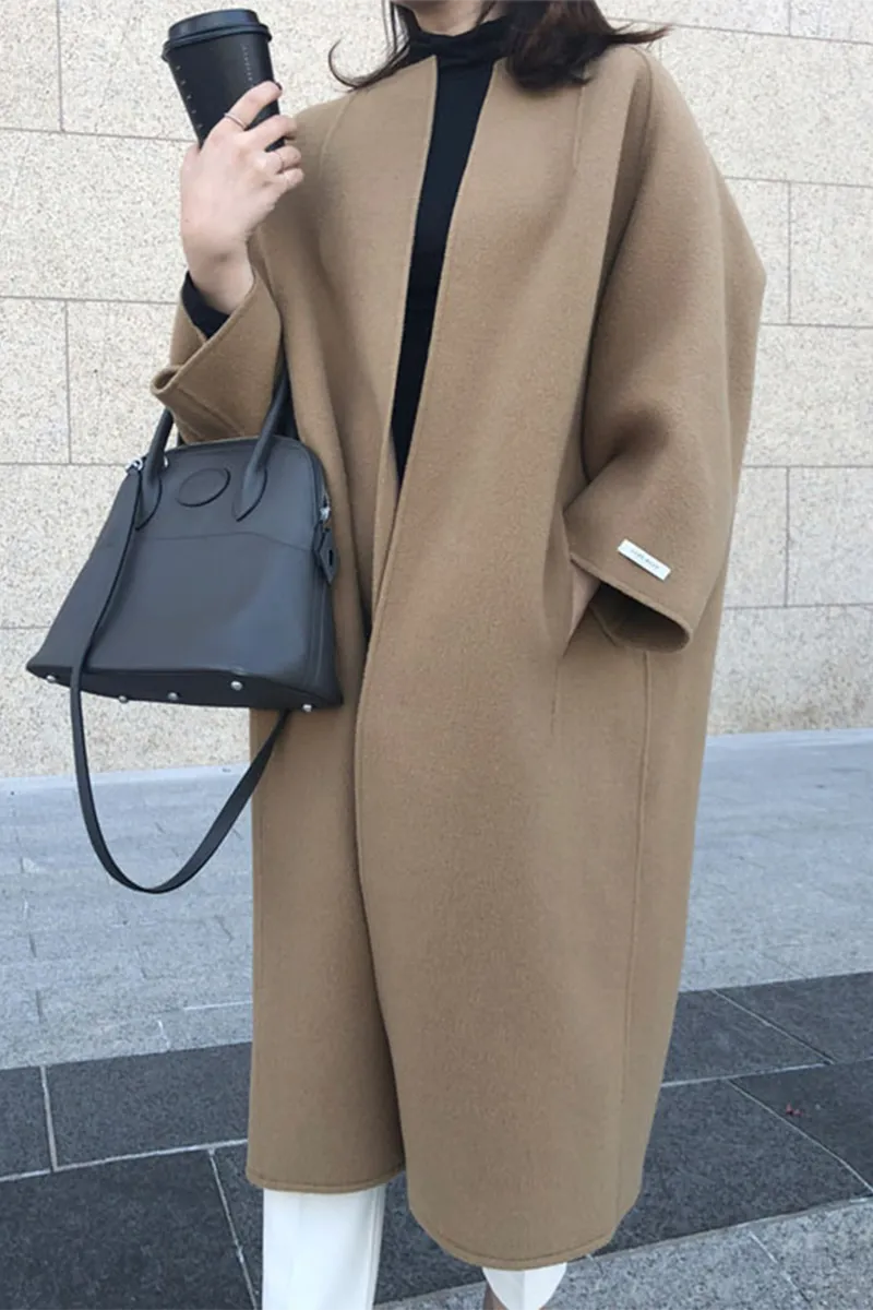 Casual Street Pocket Cardigan Collar Outerwear(6 Colors)