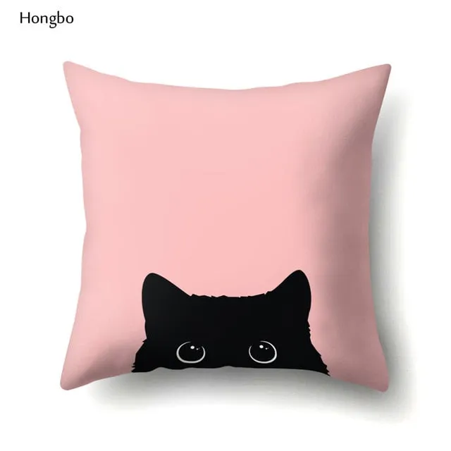 Cat themed printed Pillow Covers