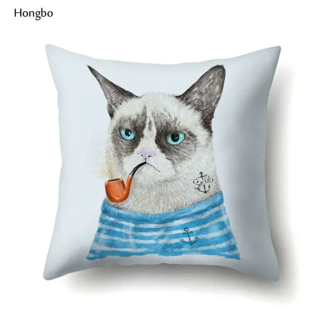 Cat themed printed Pillow Covers