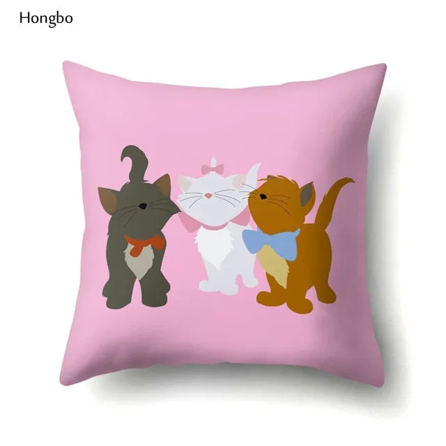 Cat themed printed Pillow Covers