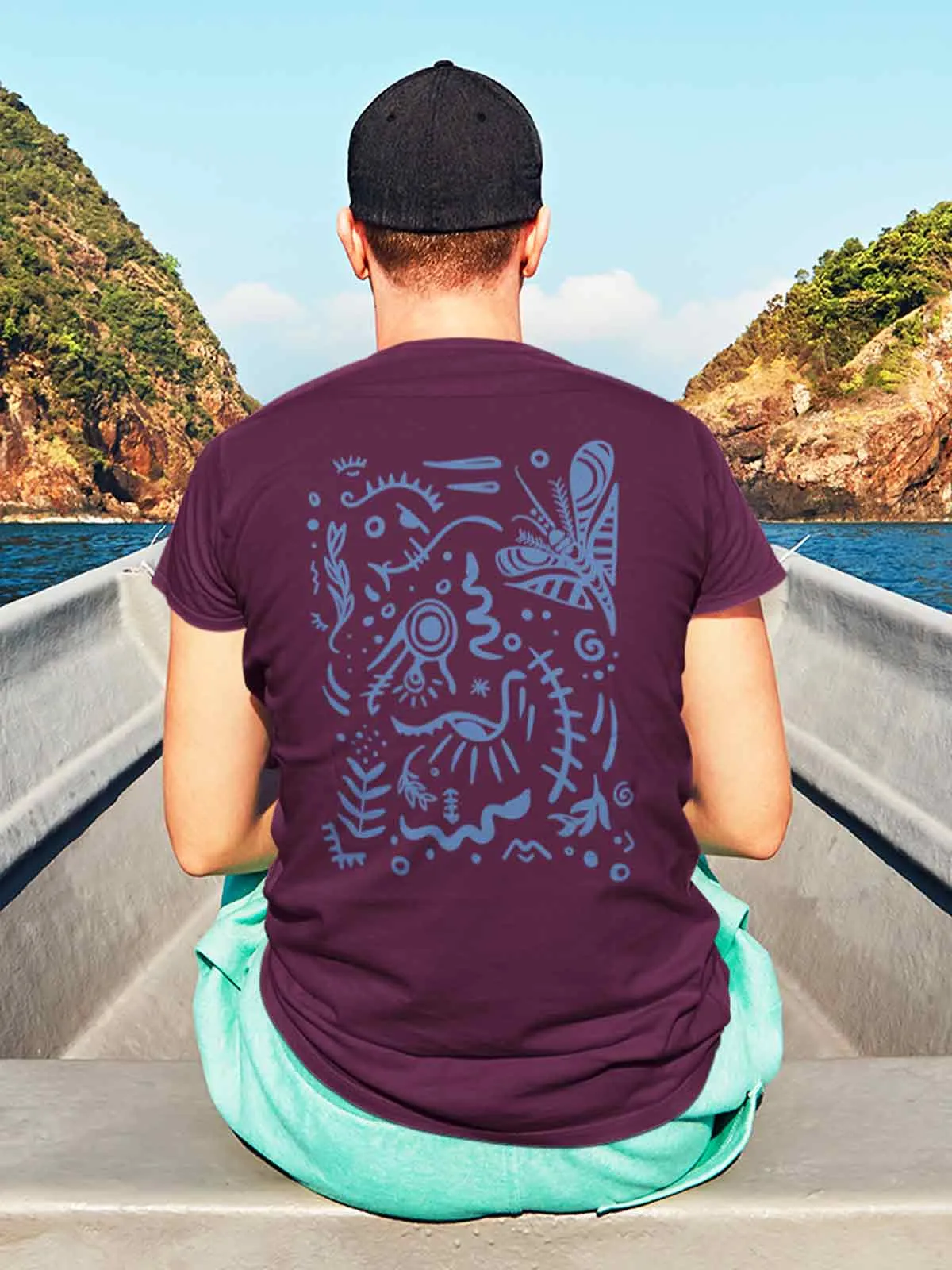 Cave Murals | Backprint T shirt