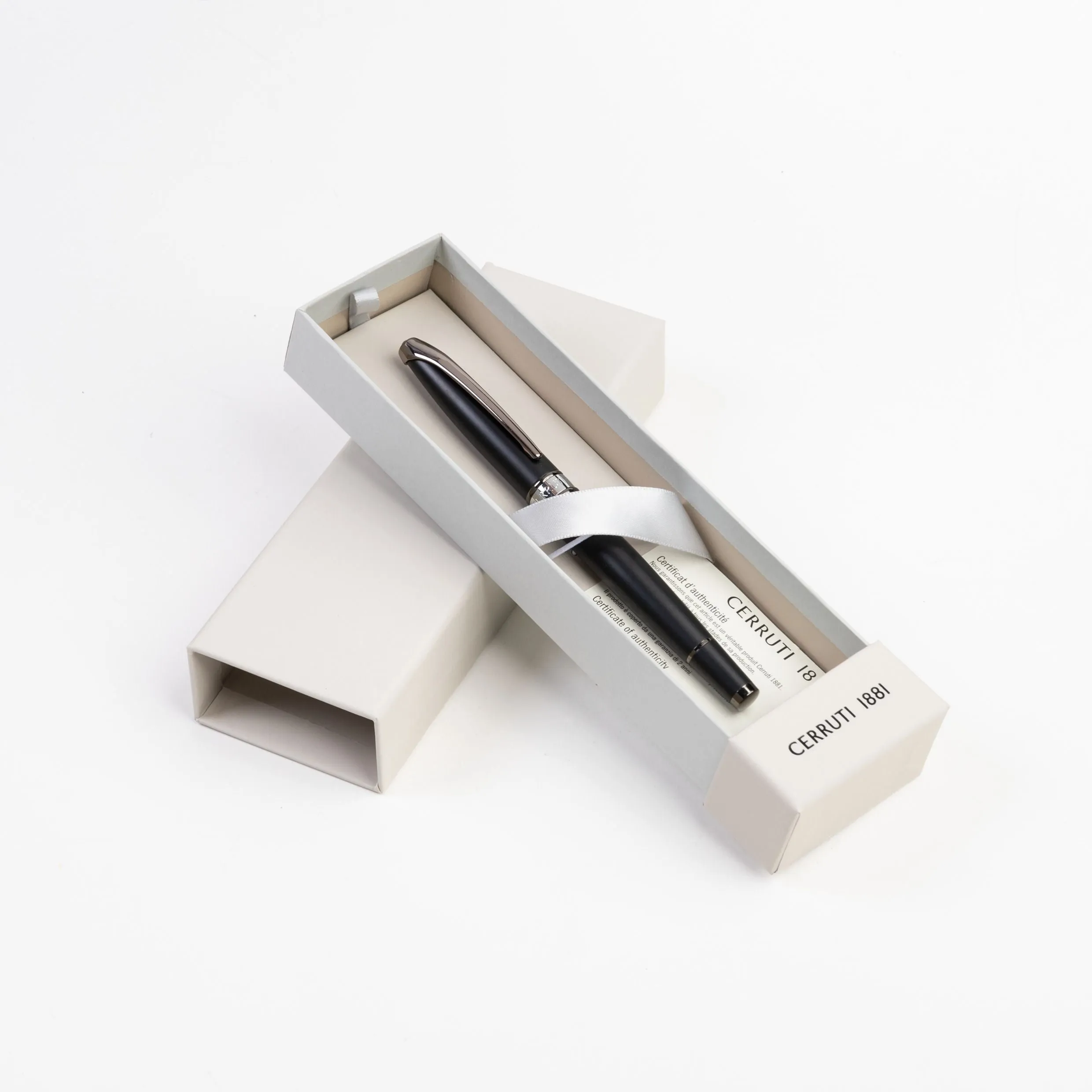 CERRUTI 1881 NSC2455A-Rollerball pen Abbey Matt Black