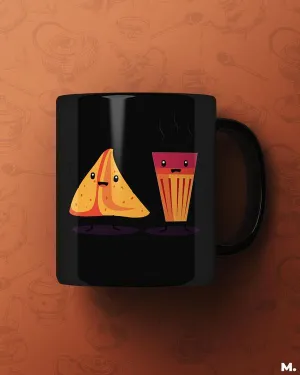 Chai samosa printed mugs