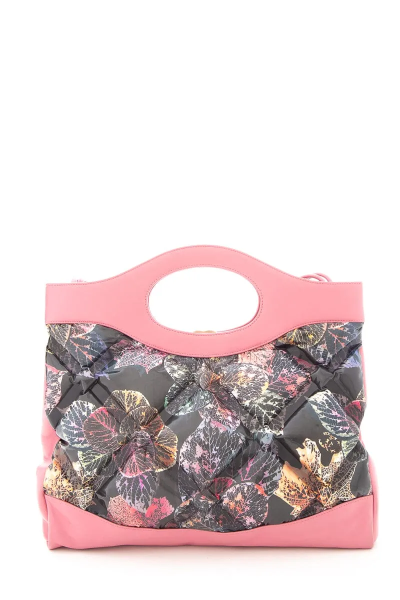 Chanel 2018/19 Pink 31 Shopping Bag with Quilted Printed Puffy Leather