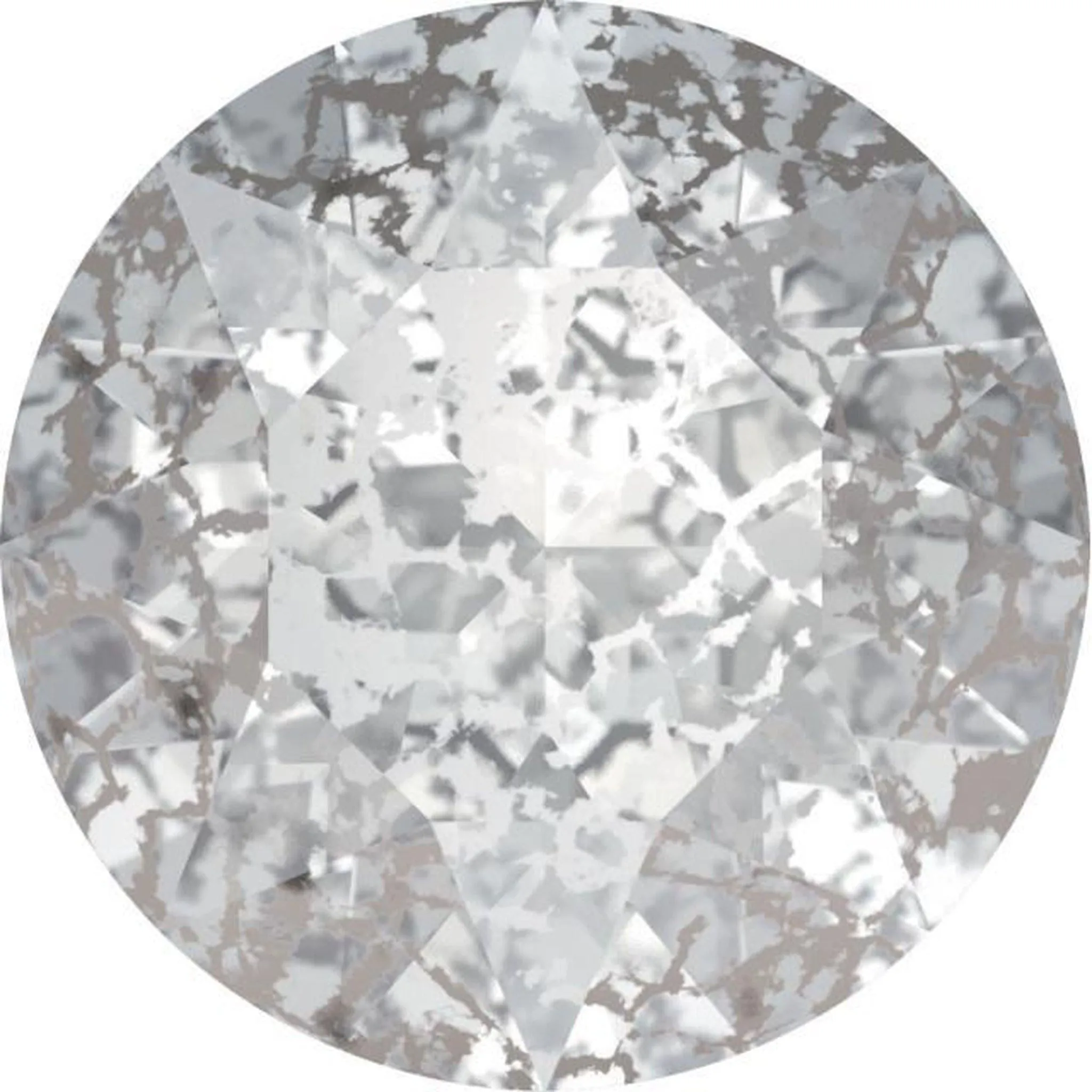 CHATON SILVER PATINA SS29 10PC