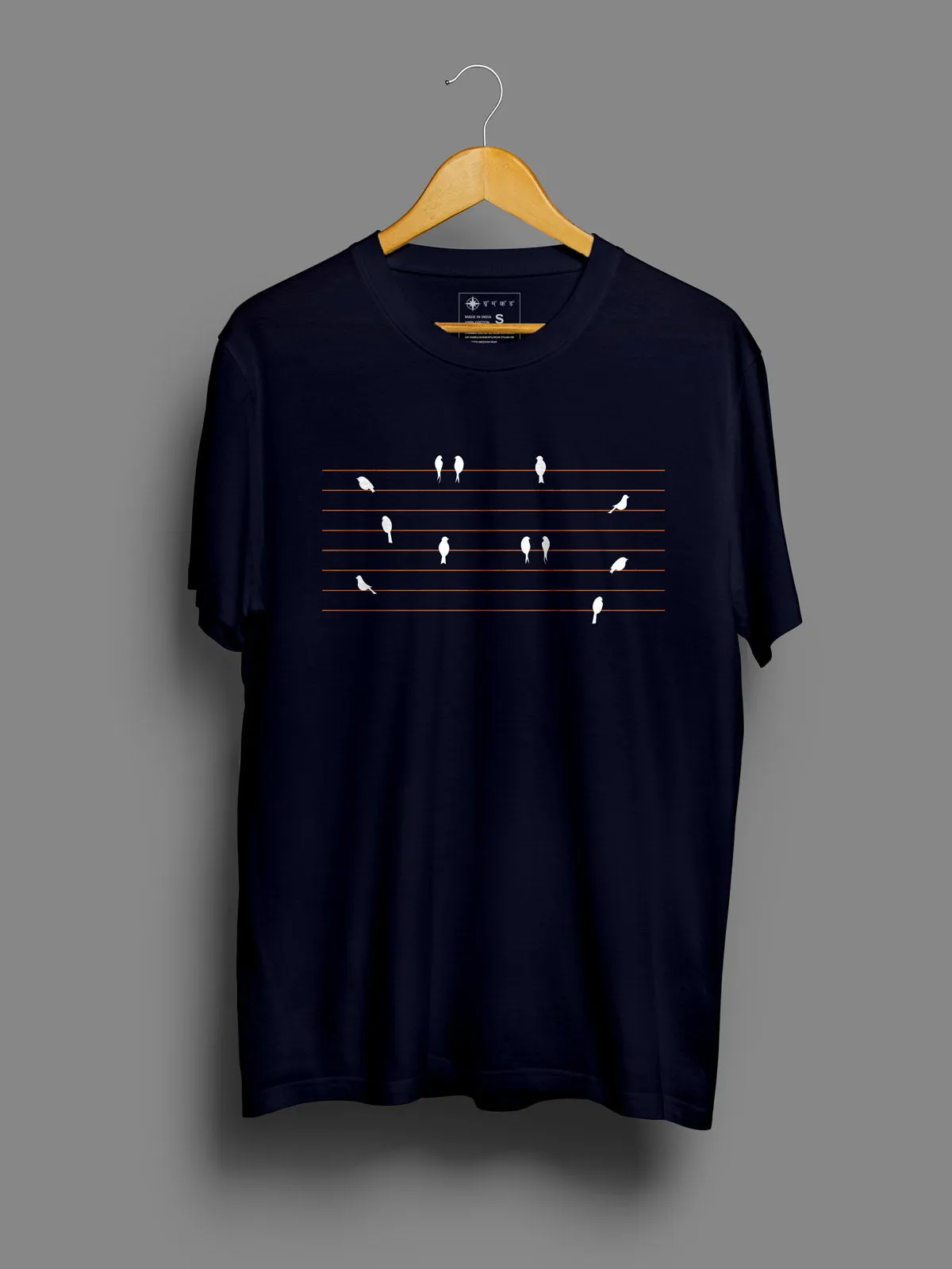 Chatting Birds | Printed  T shirt