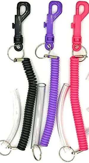 Chewy coil clear tube