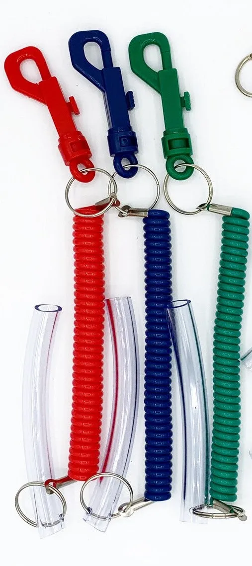 Chewy coil clear tube