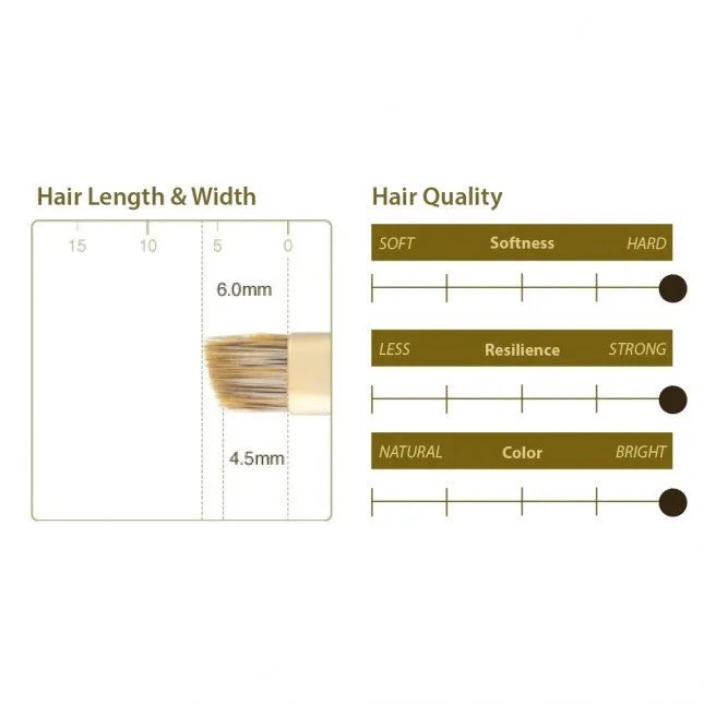 Chikuhodo GSN-13 Eyebrow Brush, GSN Series
