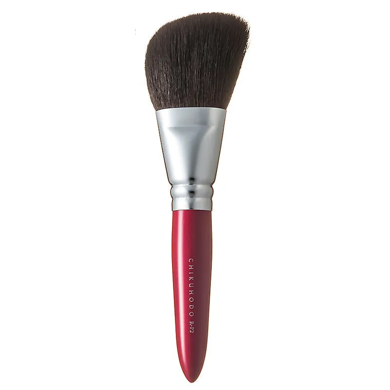 Chikuhodo Powder Brush, Regular Series (R-P2 Black, RR-P2 Red)