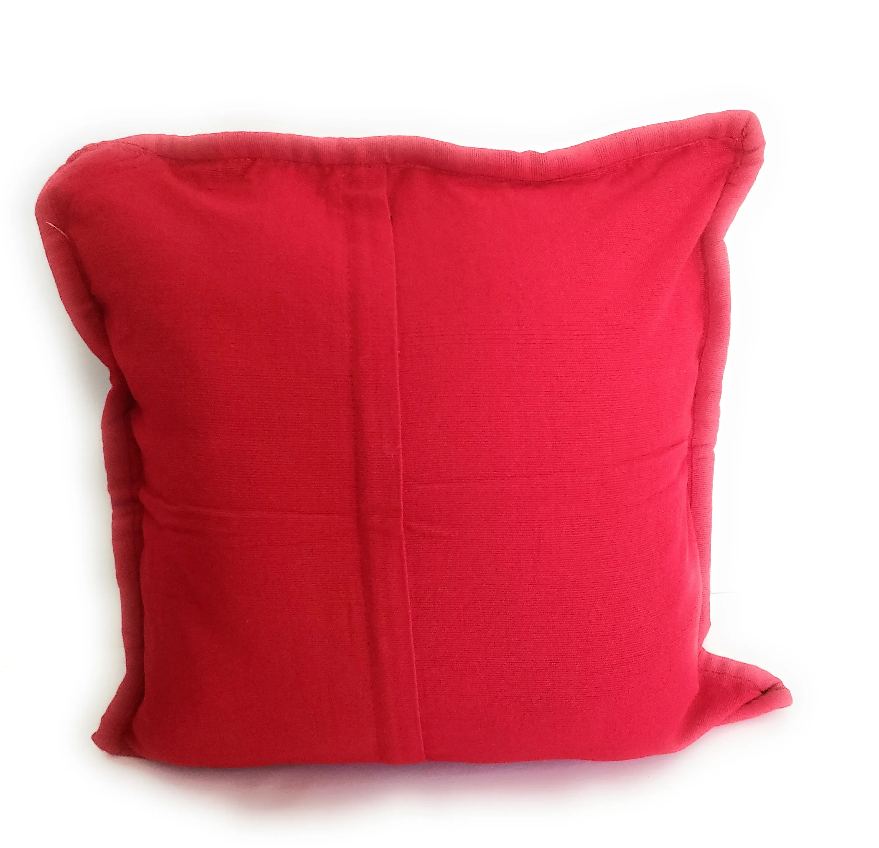 Christmas Pillow Cover Oaxaca Handmade Embroidered Poinsettia Noche Buena