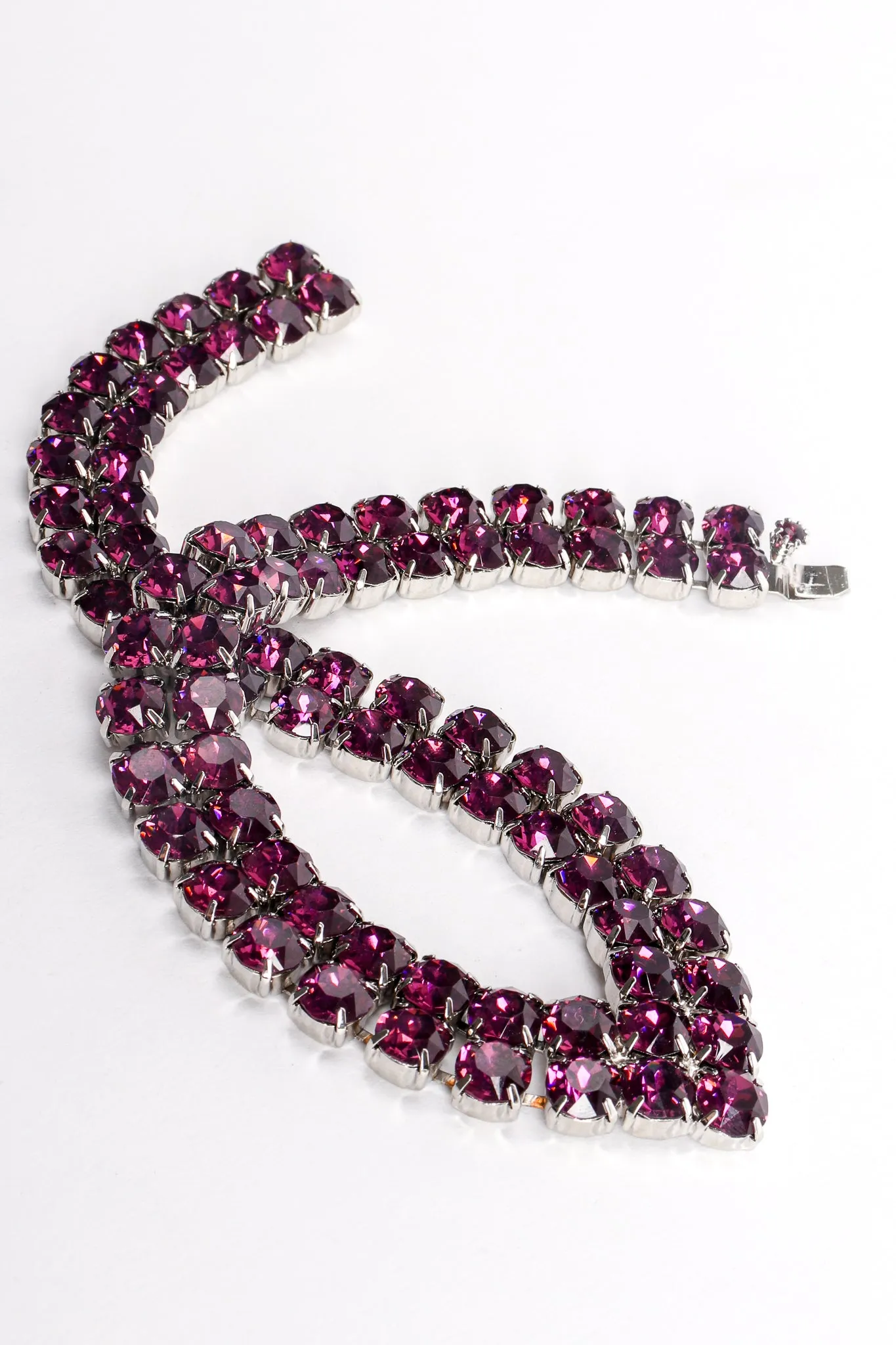 Chunky Amethyst Crystal Pointed Collar