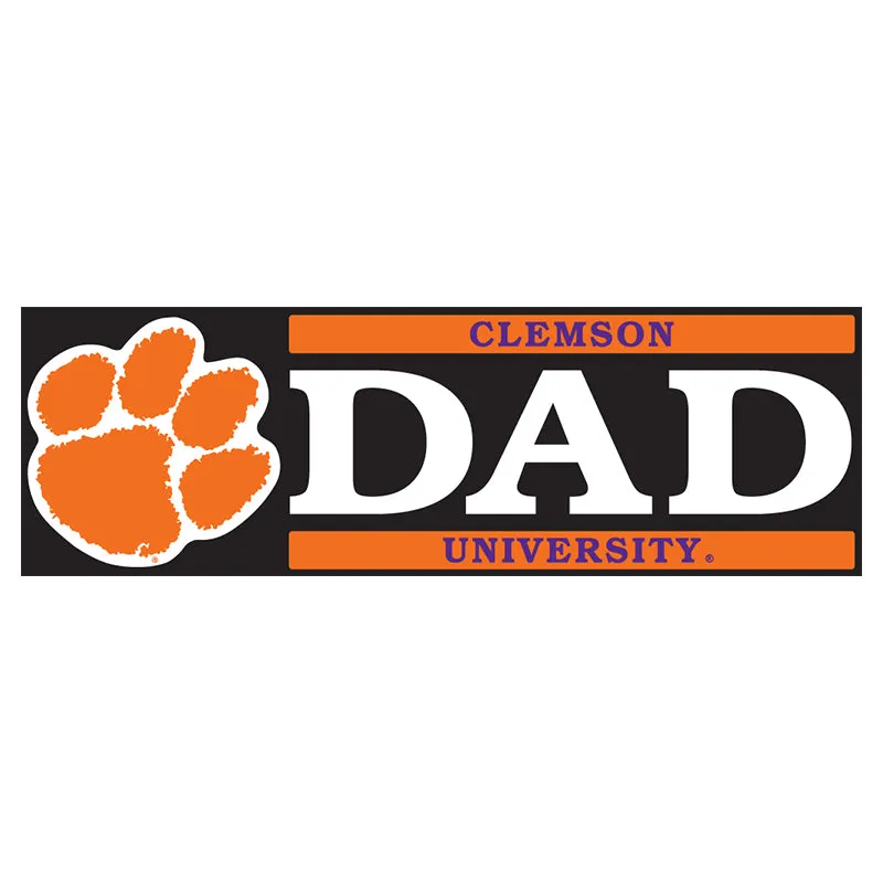 Clemson Dad Decal