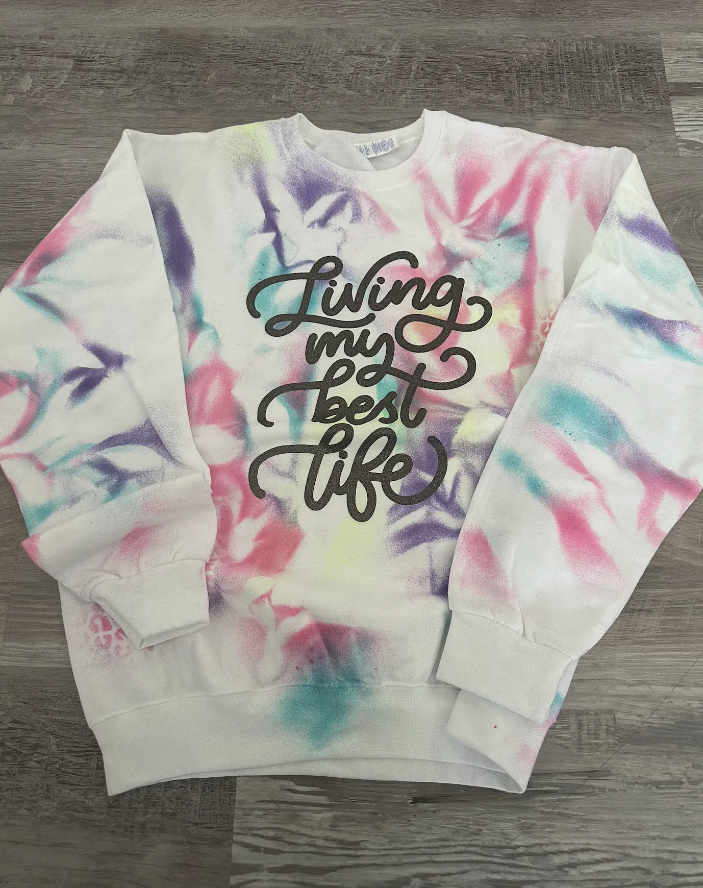 *CLOSEOUT* Living My Best Life Unisex Crewneck Sweatshirt // FINAL SALE