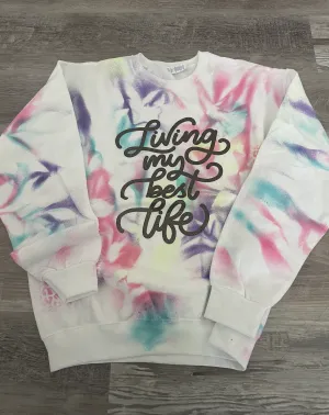 *CLOSEOUT* Living My Best Life Unisex Crewneck Sweatshirt // FINAL SALE