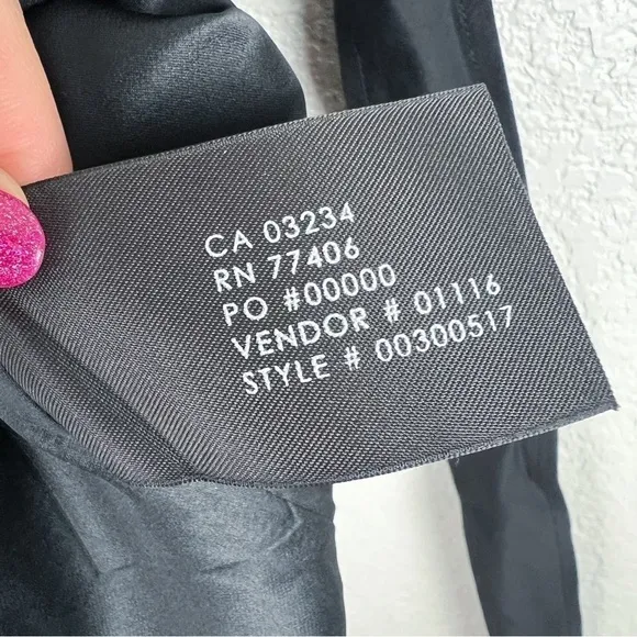 Club Monaco Arianna Skirt, Black 8 - Wool Blend, Belted, Midi, Lined