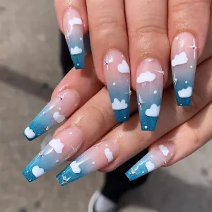Coffin Blue Cloudy