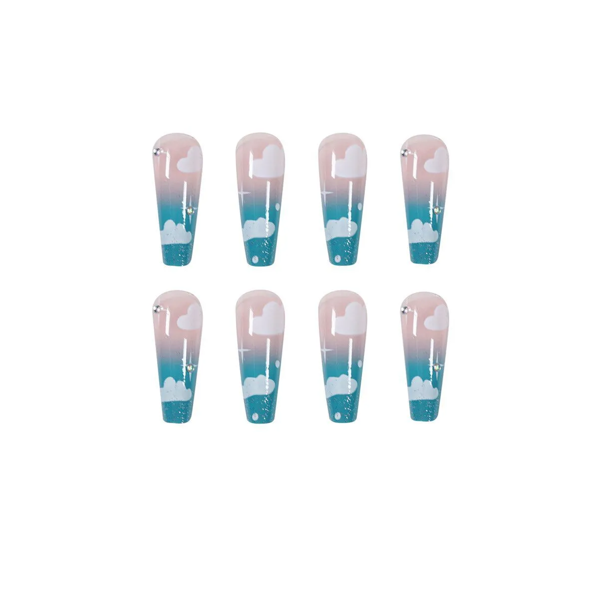 Coffin Blue Cloudy