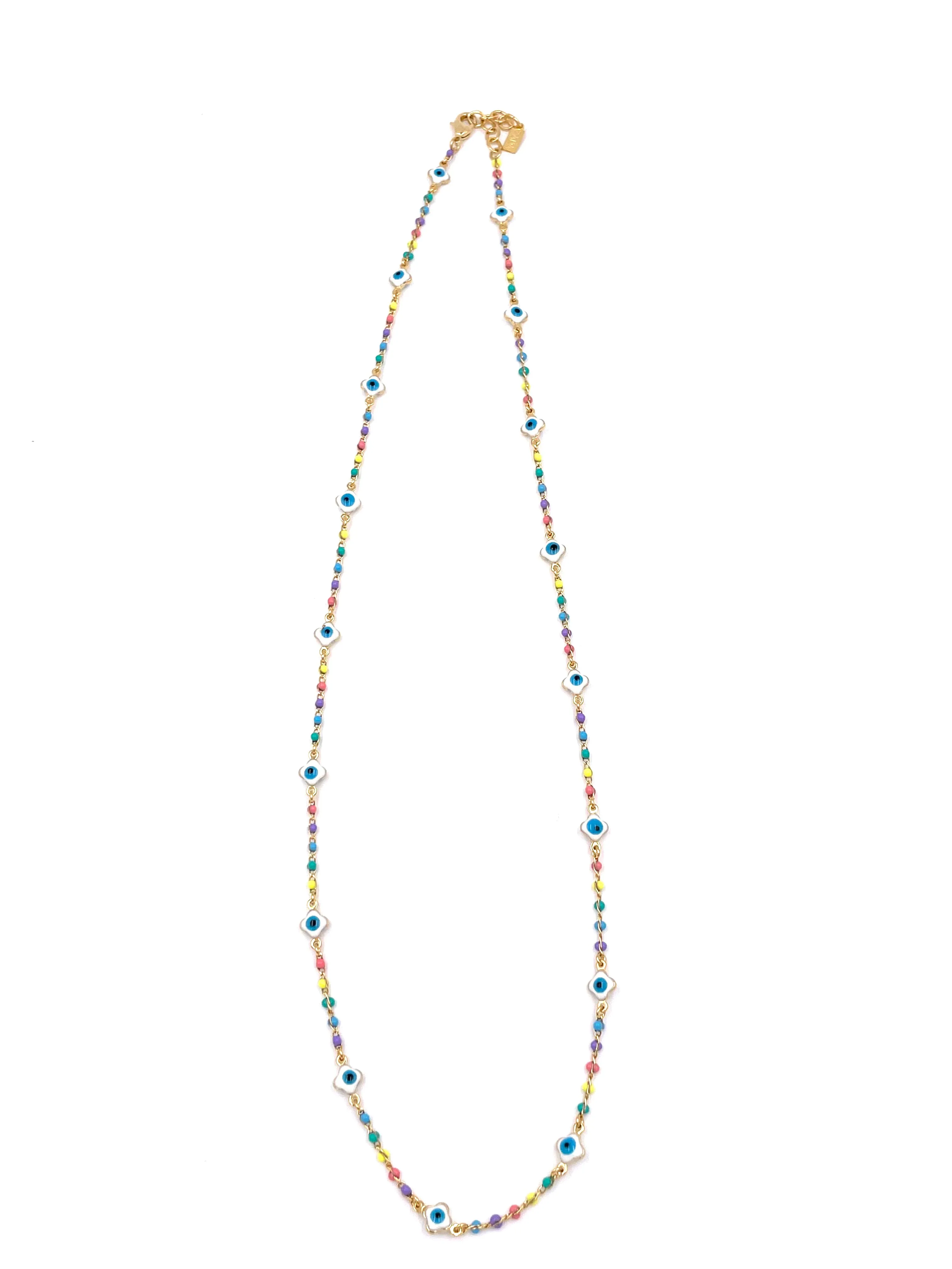 Colorful All Seeing Eye Necklace