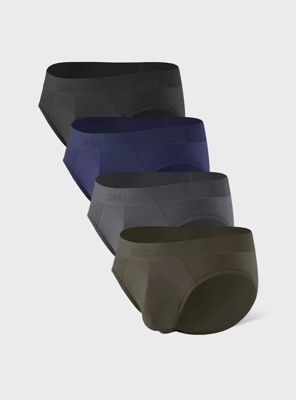 Colorful Bamboo Rayon Briefs 4 Pack