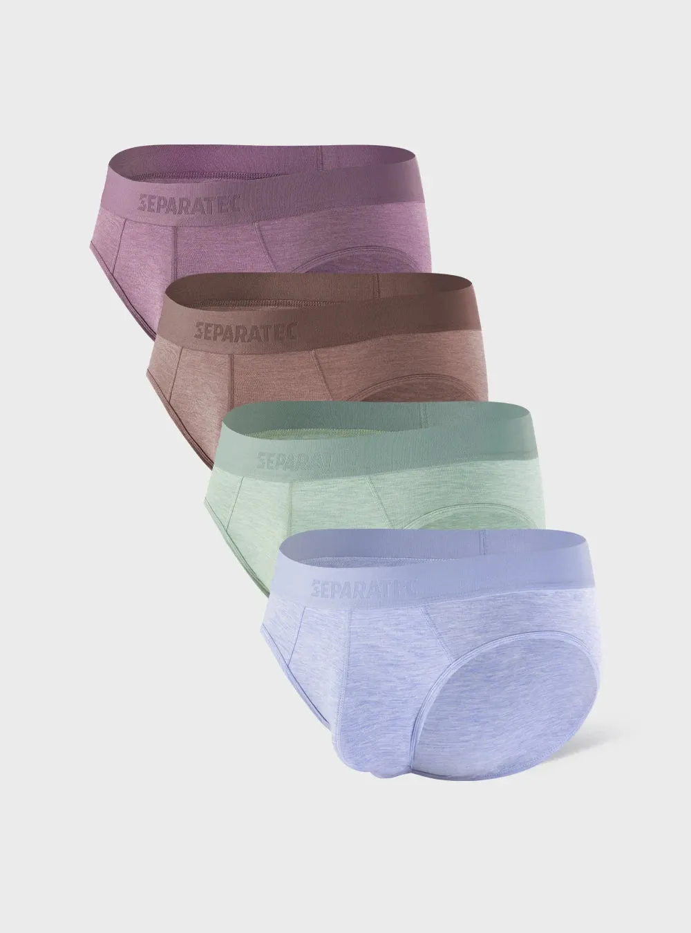 Colorful Bamboo Rayon Briefs 4 Pack