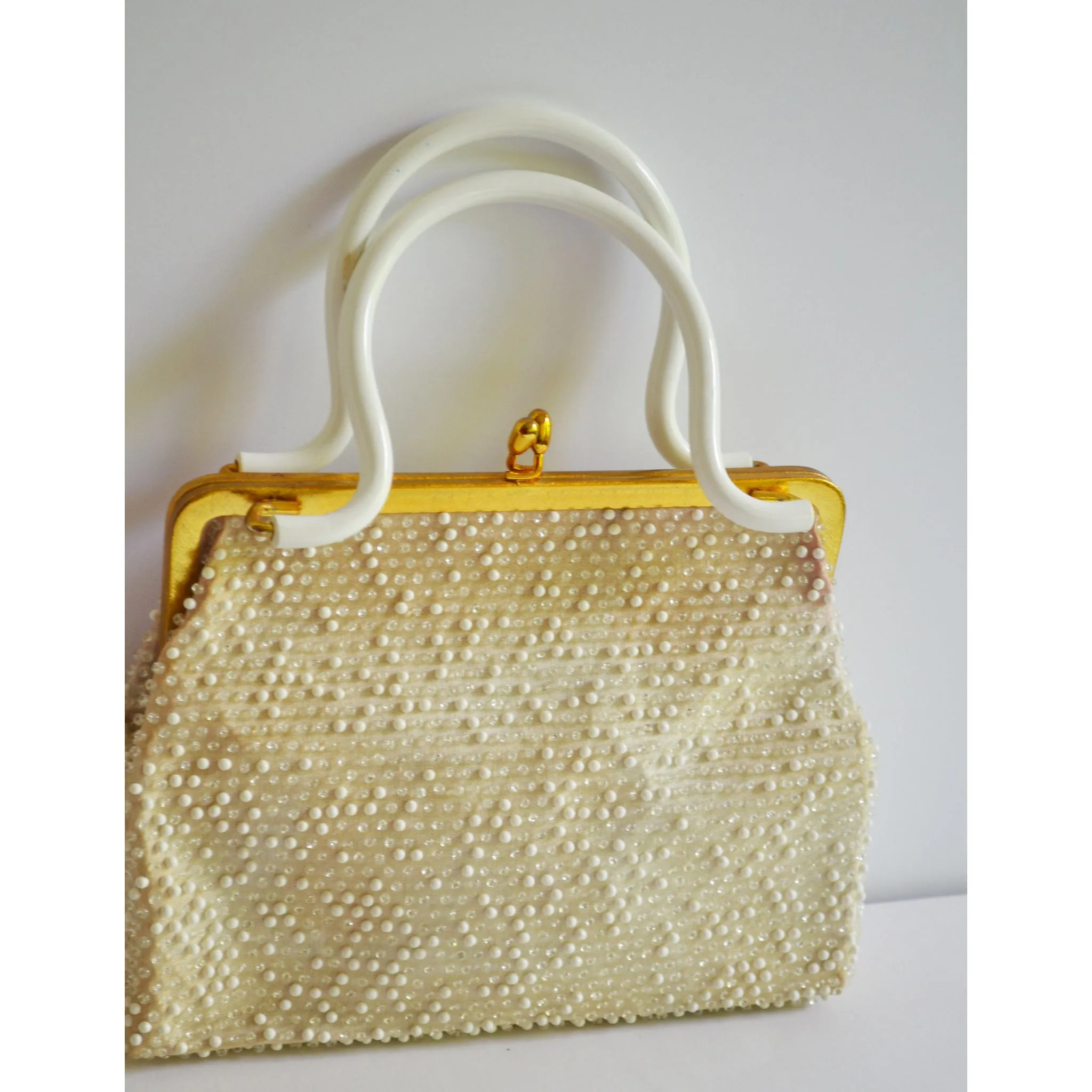 Colorful Beaded Reversible Purse