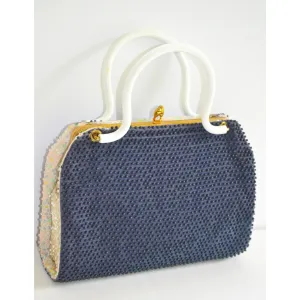 Colorful Beaded Reversible Purse