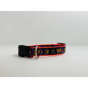 Colorful Carrots Dog Collar