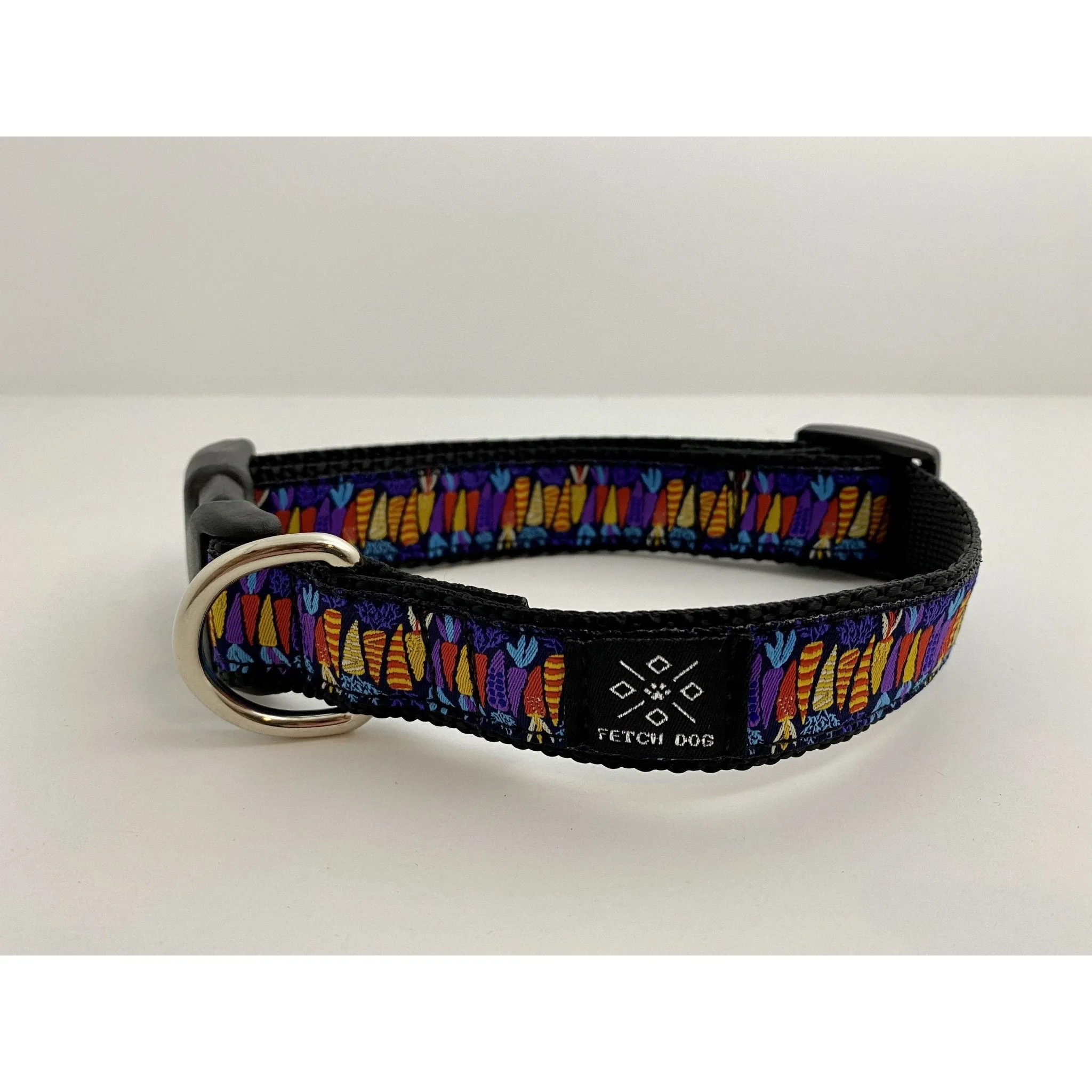 Colorful Carrots Dog Collar