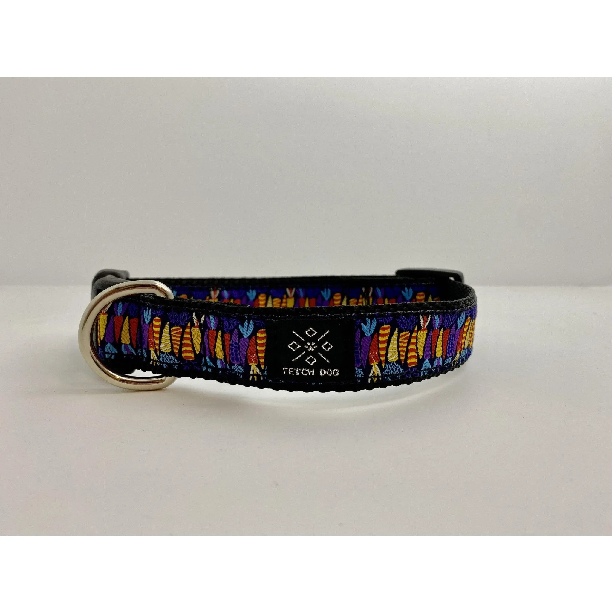Colorful Carrots Dog Collar