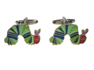 Colorful Caterpillar Bug Insect Cufflinks