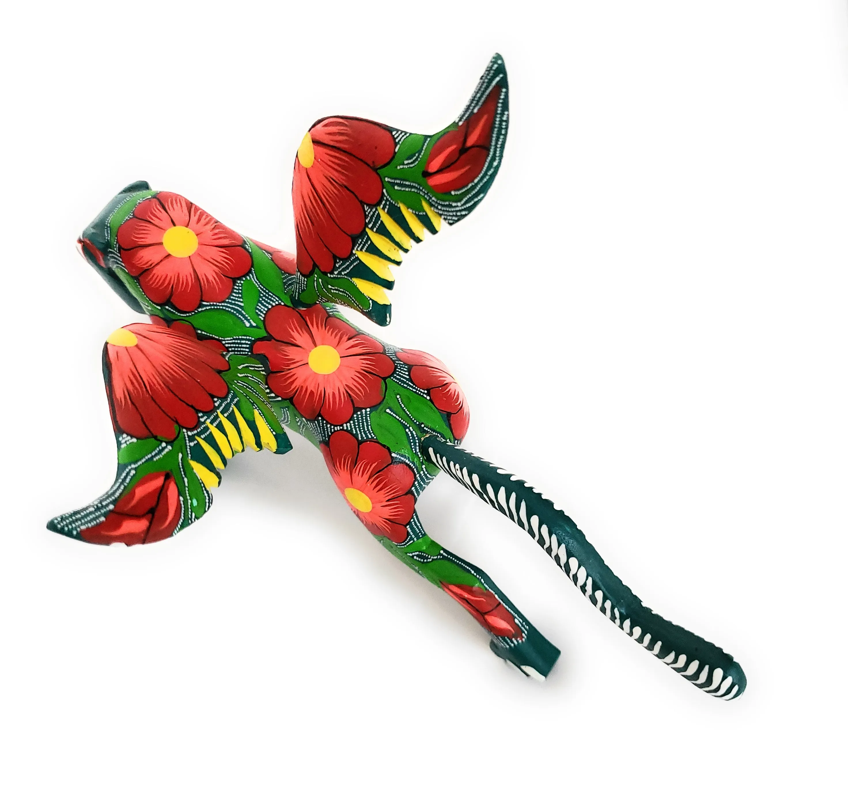Colorful Jaguar Alebrije Wood Carving