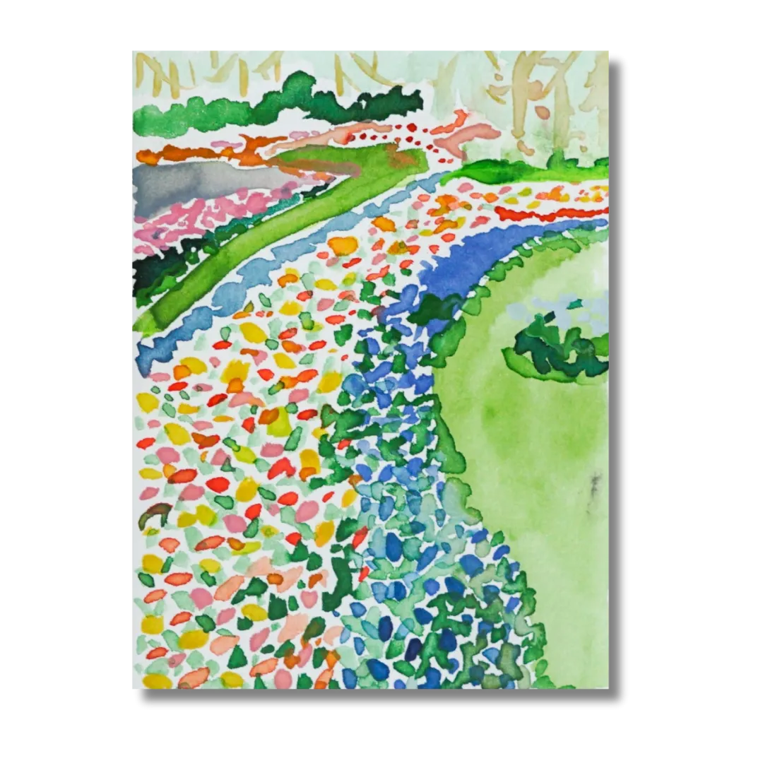 Colorful Landscape | Mini Watercolor
