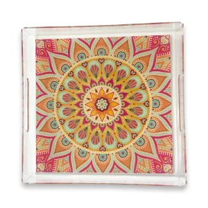 Colorful Mandala Tray