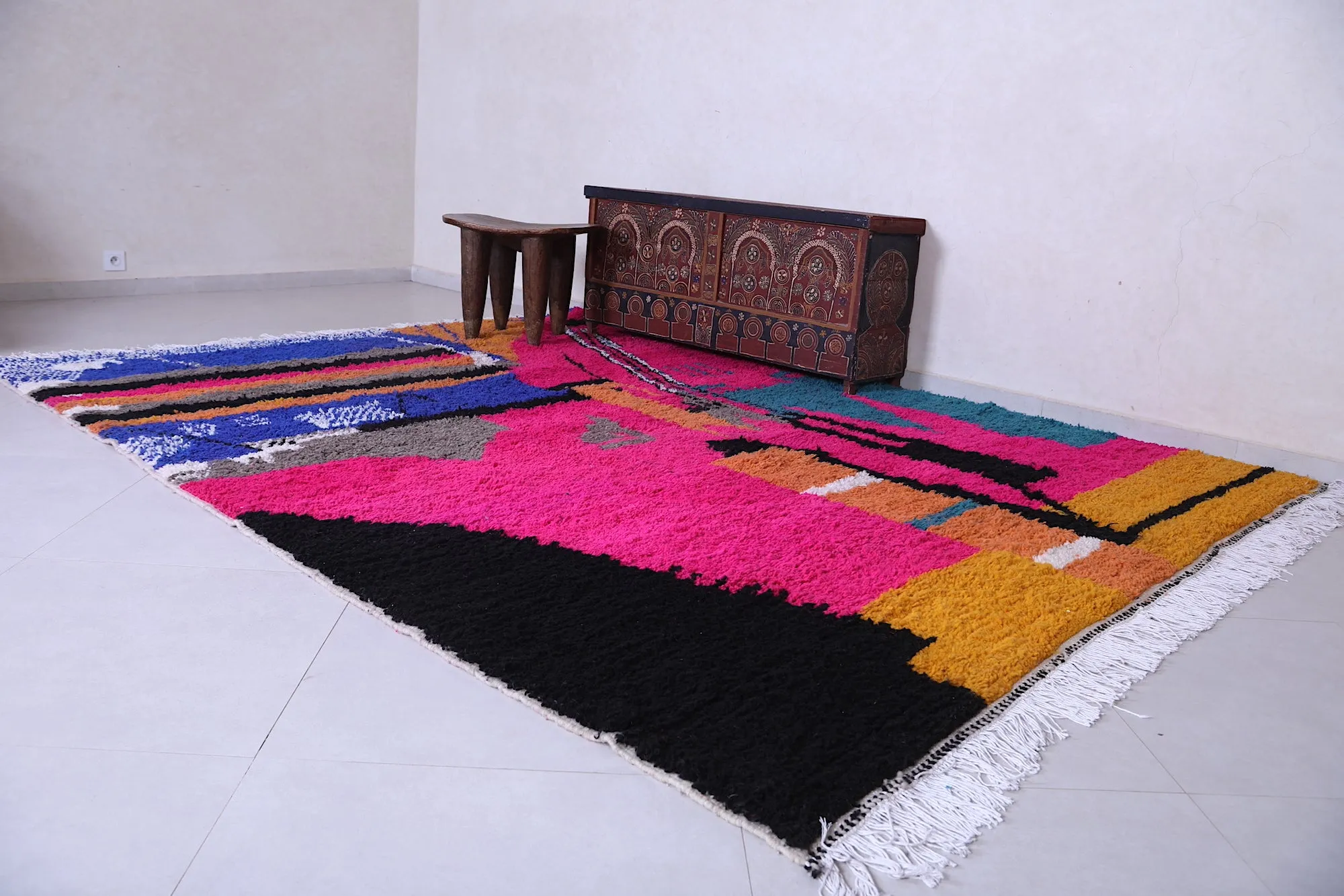 Colorful Moroccan rug - Berber rug - Custom Rug