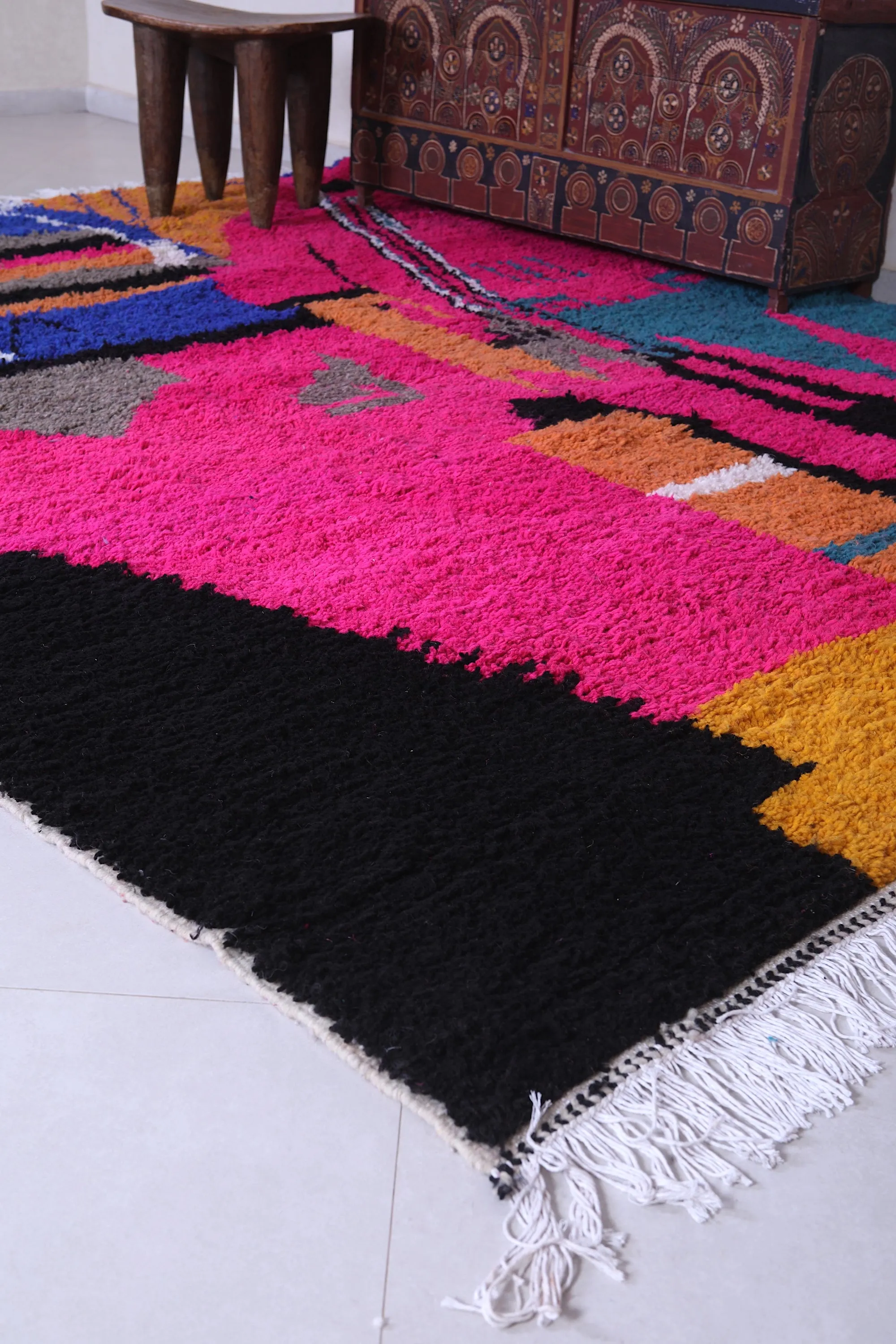 Colorful Moroccan rug - Berber rug - Custom Rug