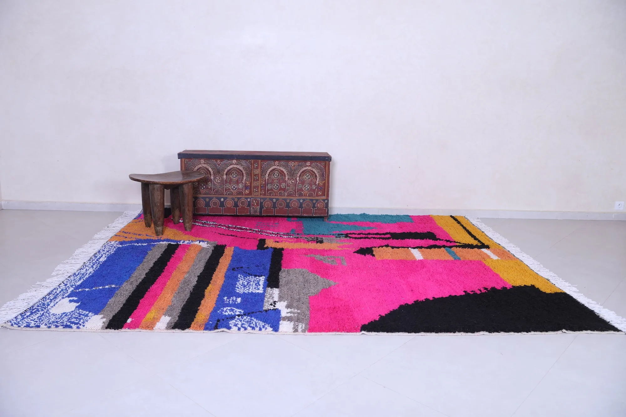 Colorful Moroccan rug - Berber rug - Custom Rug