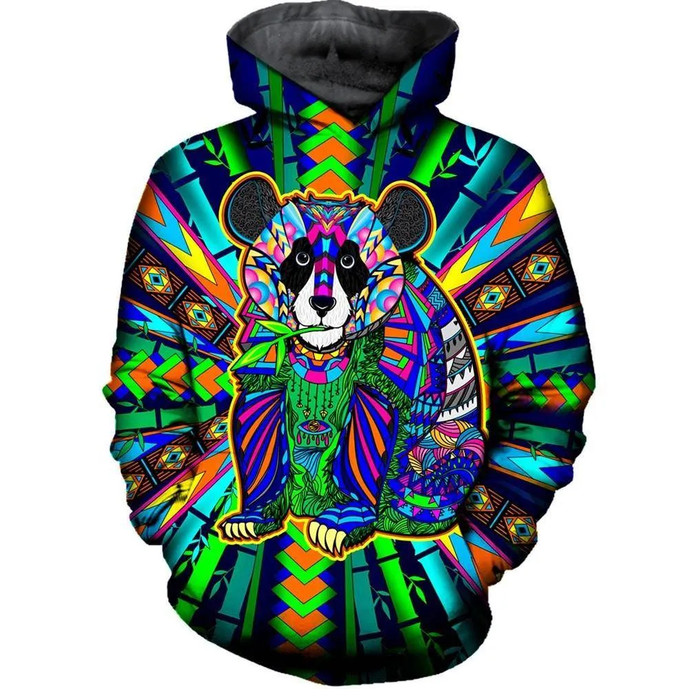 Colorful Panda Hoodie