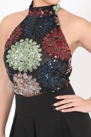 COLORFUL PEONIES TOP