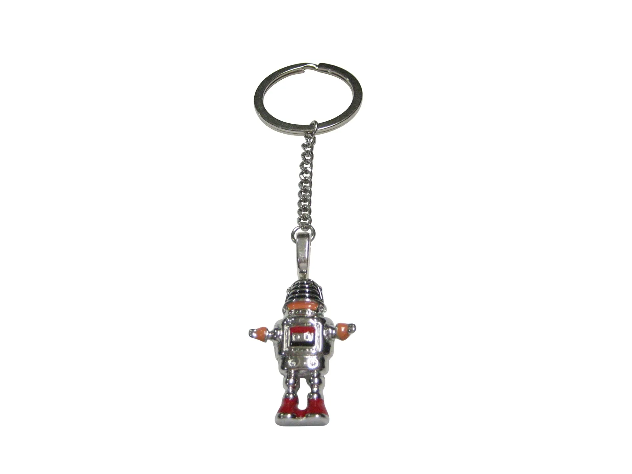 Colorful Retro Robot Pendant Keychain