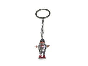 Colorful Retro Robot Pendant Keychain